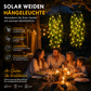 ☀️Solar-Efeu-Lichterkette mit künstlichen Blättern – wasserdicht, 8 Beleuchtungsmodi & flexibel – perfekt für Garten, Balkon & Wanddekoration 🌿💡