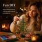 🎄✨ DIY Perlenweihnachtsbaum Bastelset – Glänzende Weihnachtsdeko selbst gestalten