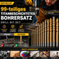 🔥🔧 Hocheffizientes Werkzeug, das von erfahrenen Handwerkern geschätzt wird! Direkt vom Hersteller: 99-teiliges Set titanbeschichteter Bohrer.