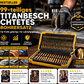 🔥🔧 Hocheffizientes Werkzeug, das von erfahrenen Handwerkern geschätzt wird! Direkt vom Hersteller: 99-teiliges Set titanbeschichteter Bohrer.