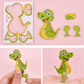 🏆 Sonderpreis am letzten Tag:🧩 Pädagogisches 3D-Cartoon-Puzzle – 57 ineinandergreifende Teile mit farbenfrohen Figuren für kreatives Lernen 🎨👧