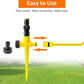 🏡 1 kaufen, 1 gratis erhalten ✨ Automatisches, um 360° drehbares Bewässerungssystem – Gartensprinkler für Gärten, Rasenflächen und Terrassen 🌿💦