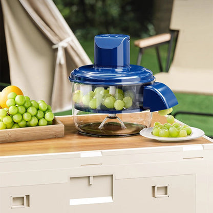 🍇🧄 Transparenter elektrischer Obst- und Gemüseschäler – Schnell, einfach und effizient. Perfekt für die täglichen Küchenarbeiten!