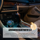 📻 🚗 Universeller Dual-Port-FM-Bluetooth-Transmitter – Kabellose Musik, Freisprechen & Doppel-USB-Ladegerät 🔌