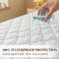 🛌✨ Wasserdichte Wattierte Matratzenauflage & Kissenbezüge Set – Atmungsaktiv, pflegeleicht & allergenarm 💦