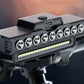 🚲 Wiederaufladbarer 28-LED-Fahrradscheinwerfer mit Hupe