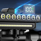 🚲 Wiederaufladbarer 28-LED-Fahrradscheinwerfer mit Hupe