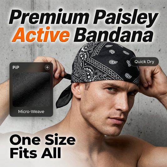 Ein klassisches Biker- und Sport-Bandana 🧣🏍️⚡