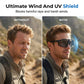 🛫 Photochrome Fahrradsonnenbrille mit UV400-Schutz – Selbsttönend, Ultraleicht & Winddicht