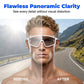 🛫 Photochrome Fahrradsonnenbrille mit UV400-Schutz – Selbsttönend, Ultraleicht & Winddicht