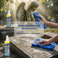 Reinigungs- und Restaurierungsspray für Grabsteine