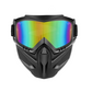 Abnehmbare Vollgesichtsmaske mit Schutzbrille 🔥🔥