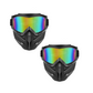 Abnehmbare Vollgesichtsmaske mit Schutzbrille 🔥🔥