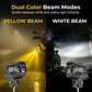 📢📢 50 % RABATT!! ⏰ Zweifarbiger LED-Motorradscheinwerfer