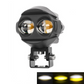 📢📢 50 % RABATT!! ⏰ Zweifarbiger LED-Motorradscheinwerfer