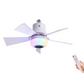Smarter Deckenventilator mit Beleuchtung, RGB und Bluetooth-Lautsprecher