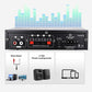 2-Kanal-Mini-Hi-Fi-Verstärker mit 600 W, digitalem Bluetooth-Audio und UKW-Radio