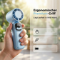 Tragbarer Mini-Ventilator mit langlebigem Akku