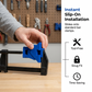 Eckspanner-Adapter für Quick-Grip-Einhandzwingen