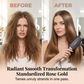 2-in-1-Haarglätterbürste mit negativen Ionen