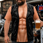 ❄️✨Lustiges Herren-T-Shirt mit Fake-Muskelprint – Auffälliges Party-Shirt für BBQ, Motorradtouren, Partys & als Geschenk