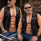 ❄️✨Lustiges Herren-T-Shirt mit Fake-Muskelprint – Auffälliges Party-Shirt für BBQ, Motorradtouren, Partys & als Geschenk