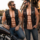 ❄️✨Lustiges Herren-T-Shirt mit Fake-Muskelprint – Auffälliges Party-Shirt für BBQ, Motorradtouren, Partys & als Geschenk