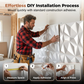 🧱✨ Moderne 3D-PVC-Wandpaneele🥳   Verleiht deinen Wänden Struktur & Tiefe – einfache Montage, moderner Look. 🔥🏠
