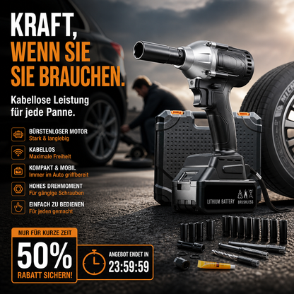 ⚡️💥 Bürstenloser Elektroschrauber – Leistungsstark, langlebig & kabellos für maximale Freiheit! 🔧